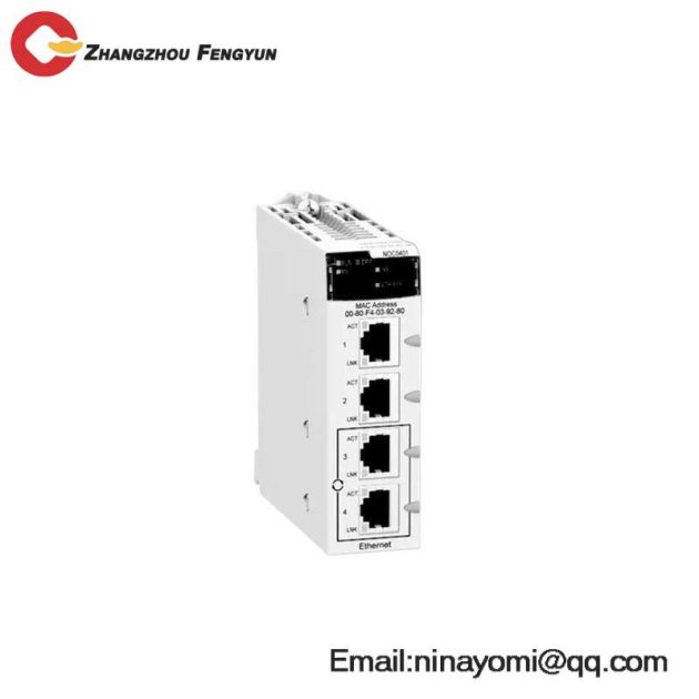 Schneider Electric BMXNOC0401: Industrial Ethernet Communication Module, 200 Characters or Less